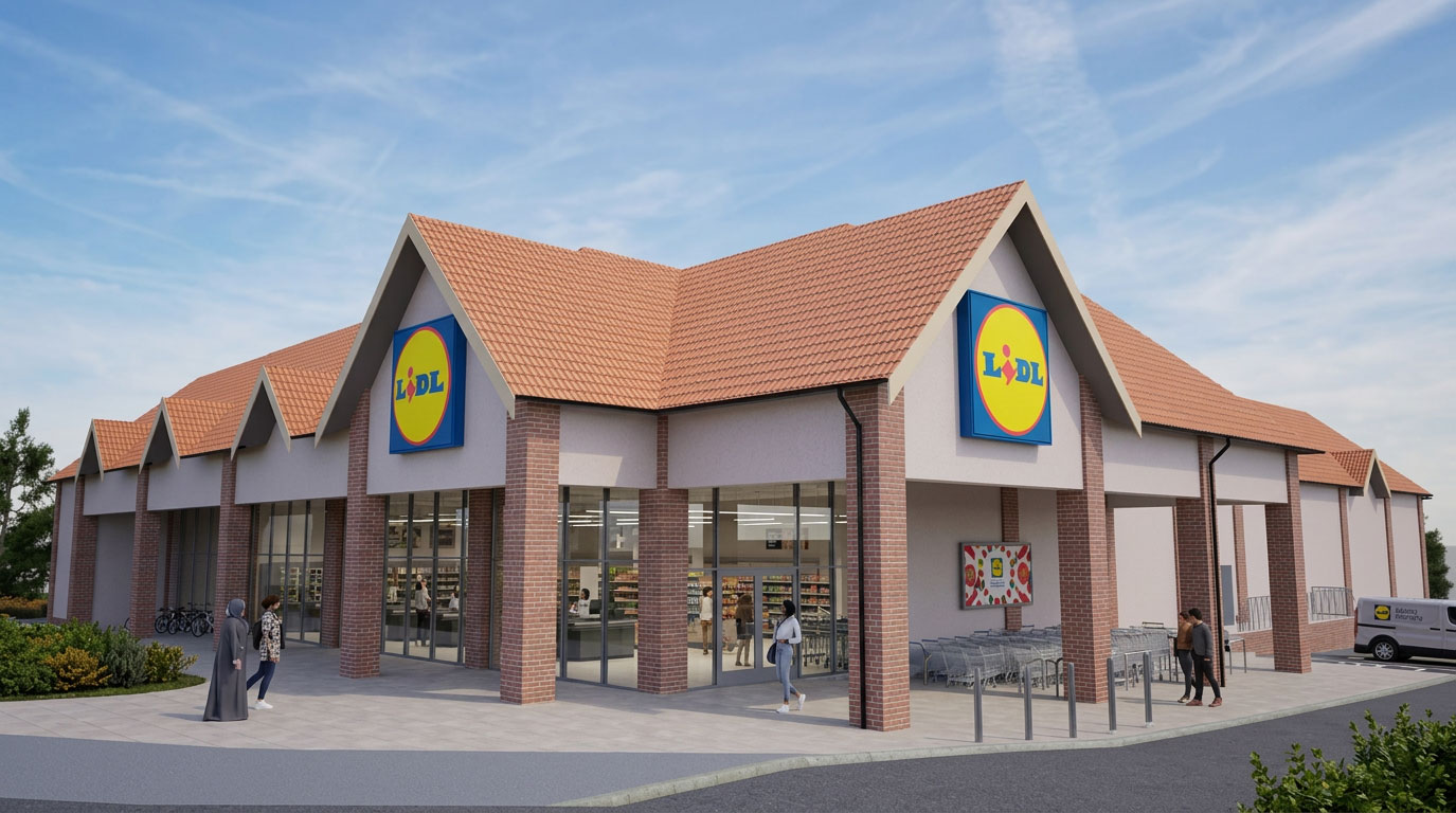 3D visual of the proposed store